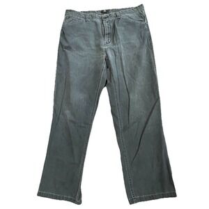 Vtg‎ Calvin Klein Jeans Mens ACTUAL 36x30 28 Act. Black Straight Leg Chino